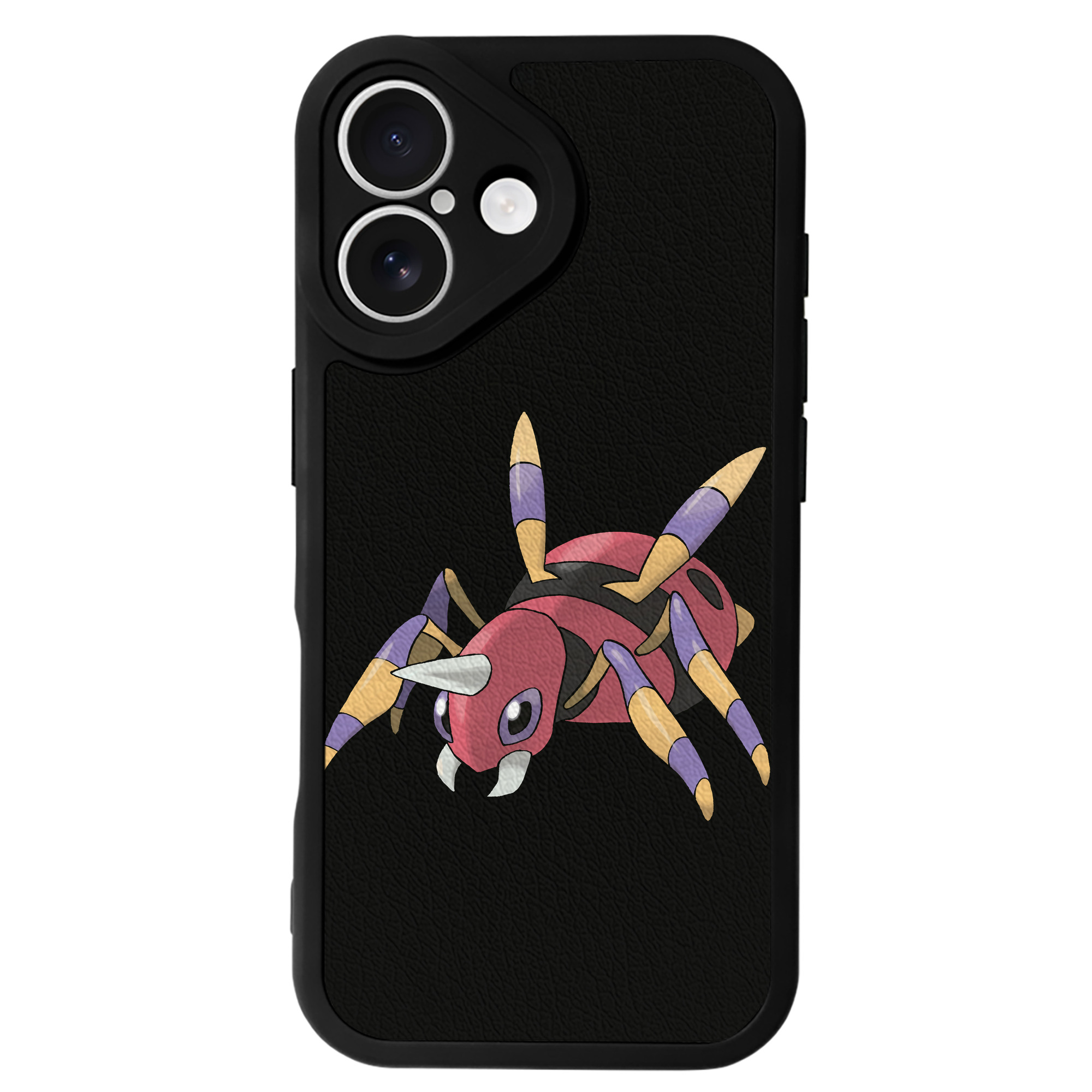 ポケットモンスター Pokémon 【iPhone 16シリーズ対応】シリコンスマホケース（レザー調） 材質：シリコン